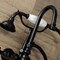 Kingston Brass AE7T0 Wall Mount Clawfoot Tub Faucet, Matte Black AE7T0 - alternate 3